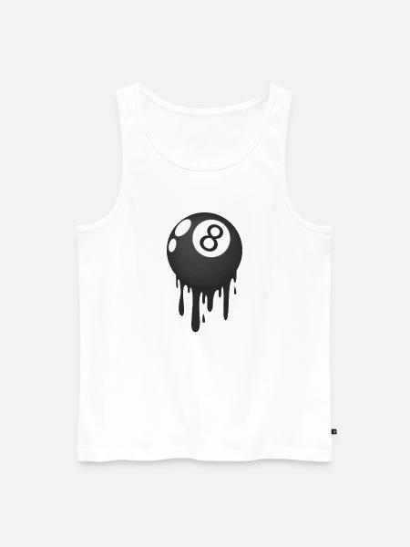 Billiard ball - Men's Premium Organic Tank Top - white