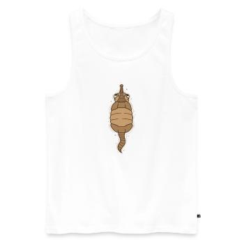 cool armadillo mammal usa desert - Men's Premium Organic Tank Top - white - Front - Michal (187cm)