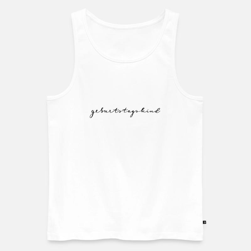 Geburtstagskind Geburtstag Geschenk - Männer Premium Bio Tank Top - Weiß