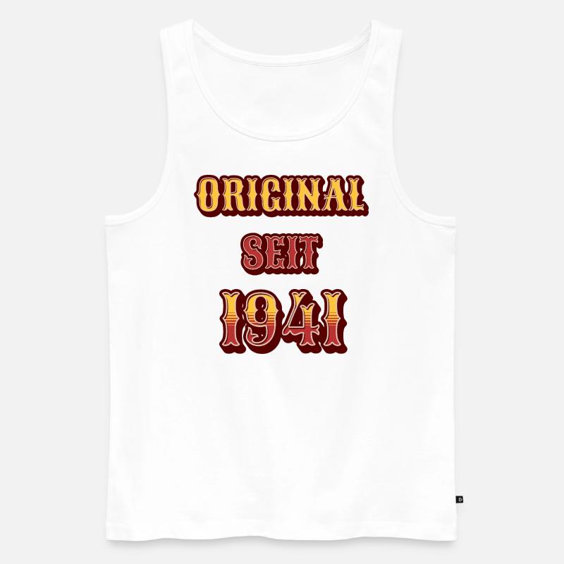 ORIGINAL SEIT 1941 - Männer Premium Bio Tank Top - Weiß