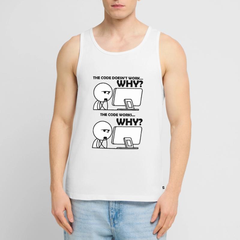 Programmierung Code Witzig Männer Premium Bio Tank Top