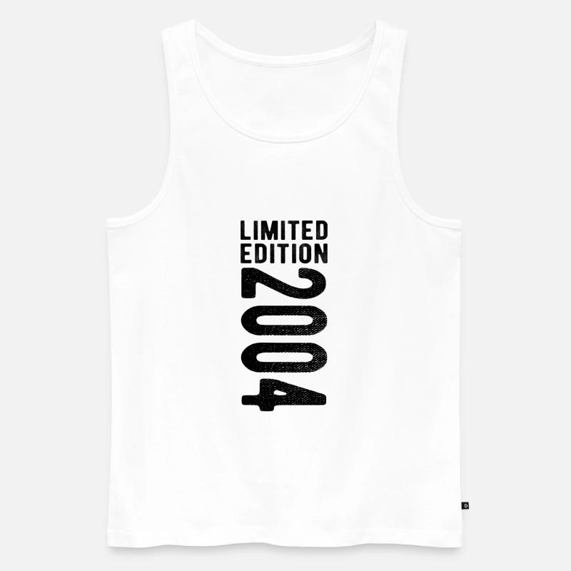 limited edition 2004 - Männer Premium Bio Tank Top - Weiß