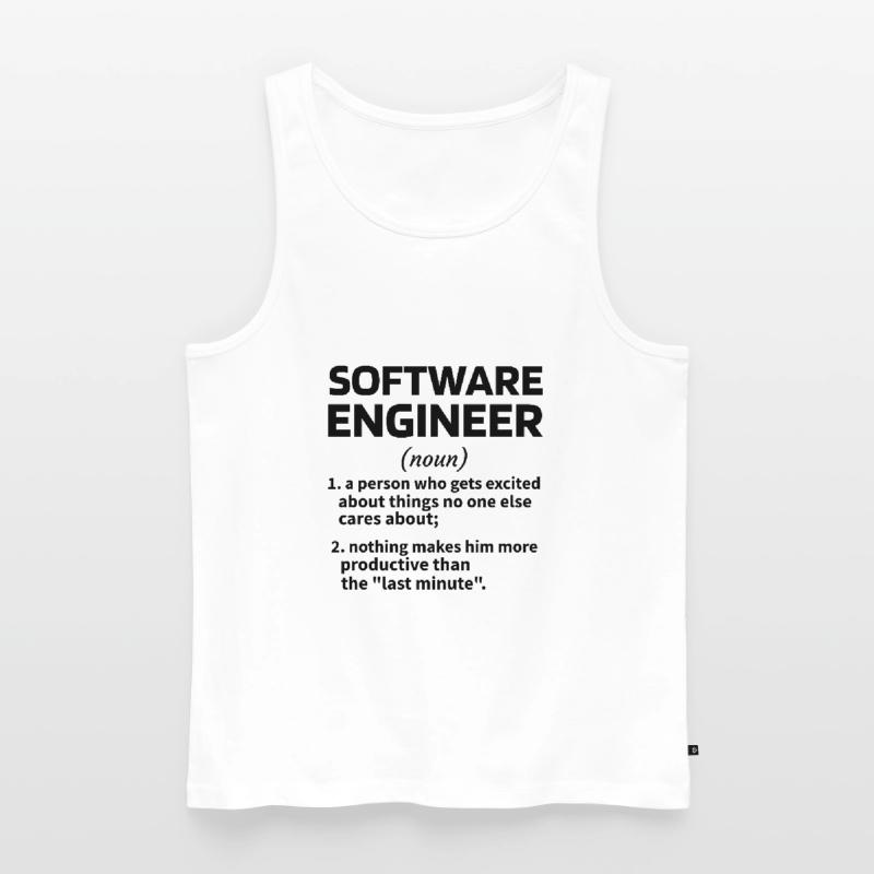Software Engineer Software Engineer Technician Men's Premium Organic Tank Top