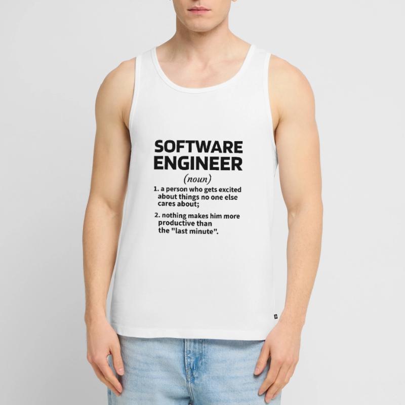 Software Engineer Software Engineer Technician Men's Premium Organic Tank Top