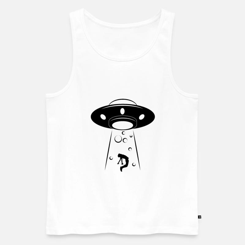 Aliens - Männer Premium Bio Tank Top - Weiß
