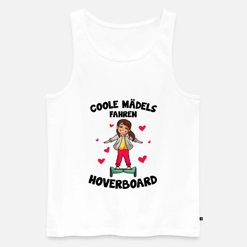 Hoverboard - Männer Premium Bio Tank Top - Weiß