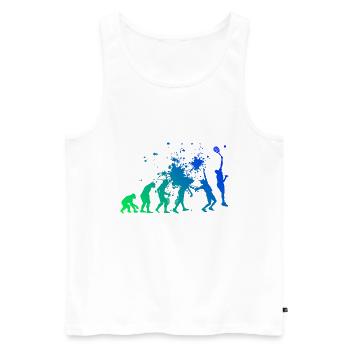 Men's Racket Sports Paddle Tennis Paddle Tennis - Men's Premium Organic Tank Top - white - Front - Michal (187cm)