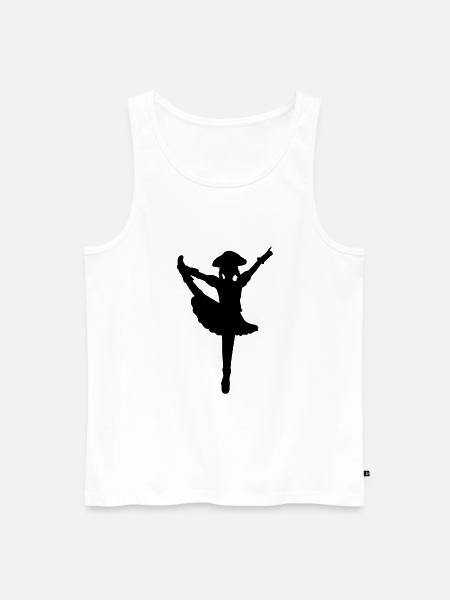 Karneval Garde Tanzen Fasching - Männer Premium Bio Tank Top - Weiß