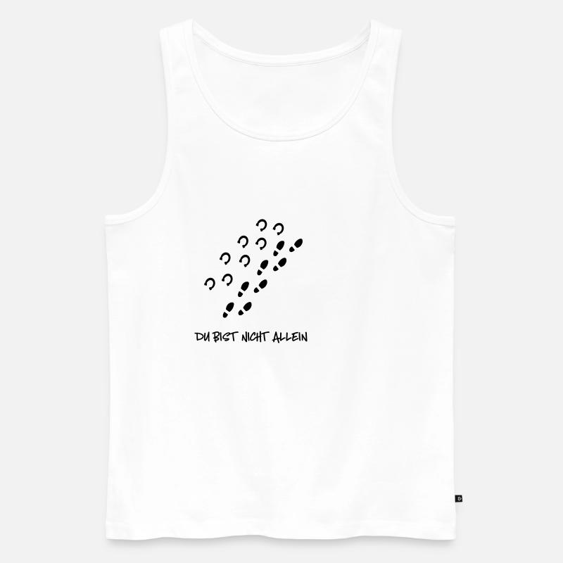 Pferd - Männer Premium Bio Tank Top - Weiß