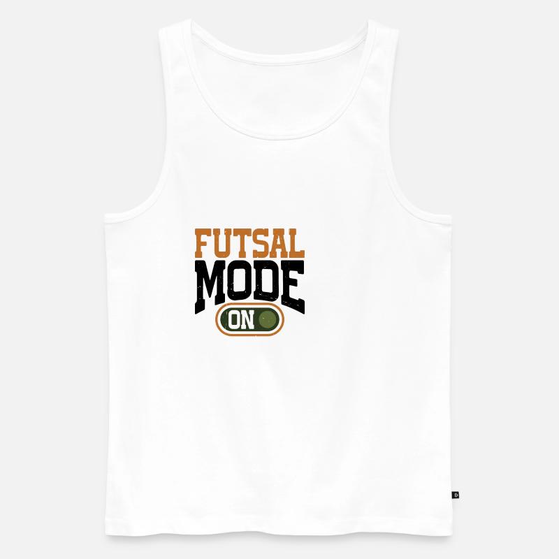 Futsal Mode On 13 - Männer Premium Bio Tank Top - Weiß