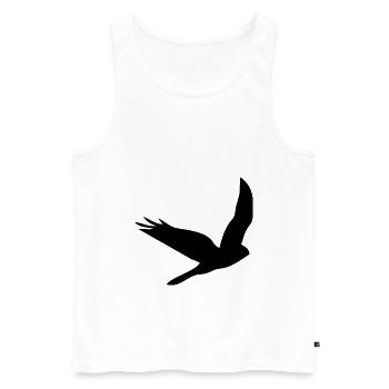 Bird Eagle Birds Fly - Men's Premium Organic Tank Top - white - Front - Michal (187cm)