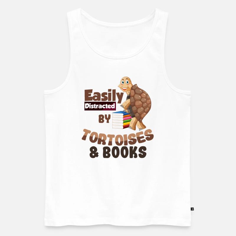 Schildkröte - Männer Premium Bio Tank Top - Weiß