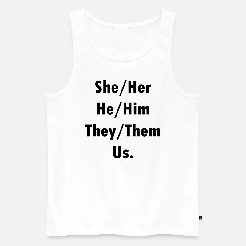 Equality - Männer Premium Bio Tank Top - Weiß