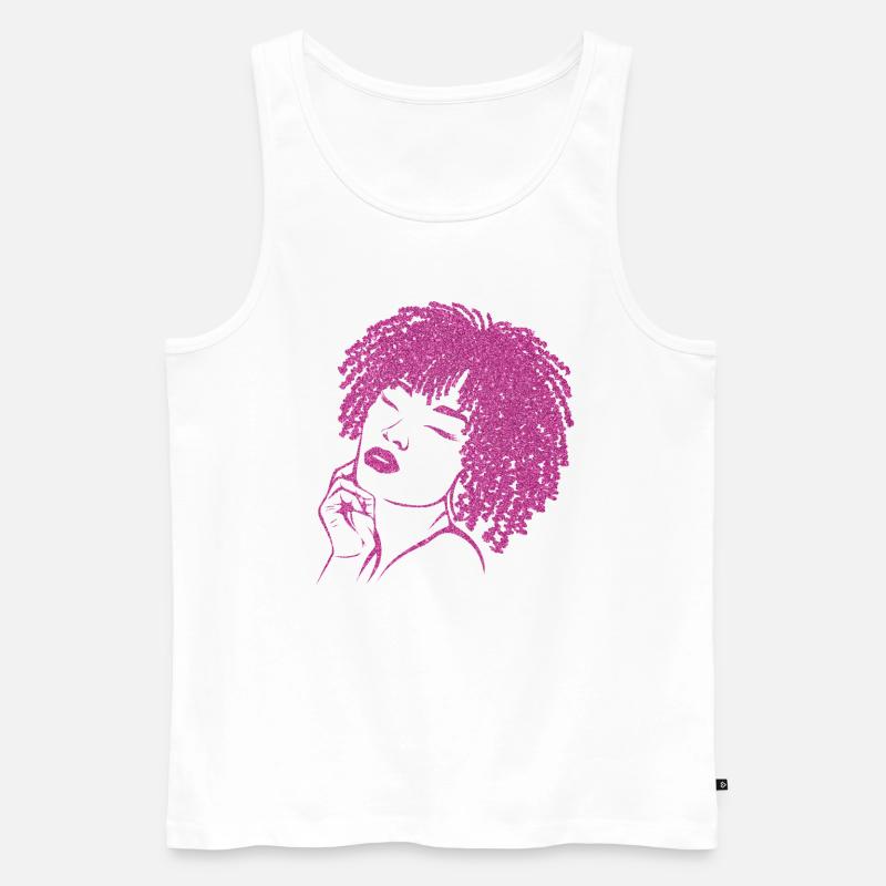 Starkes Statement Unverblümt Cool - Männer Premium Bio Tank Top - Weiß