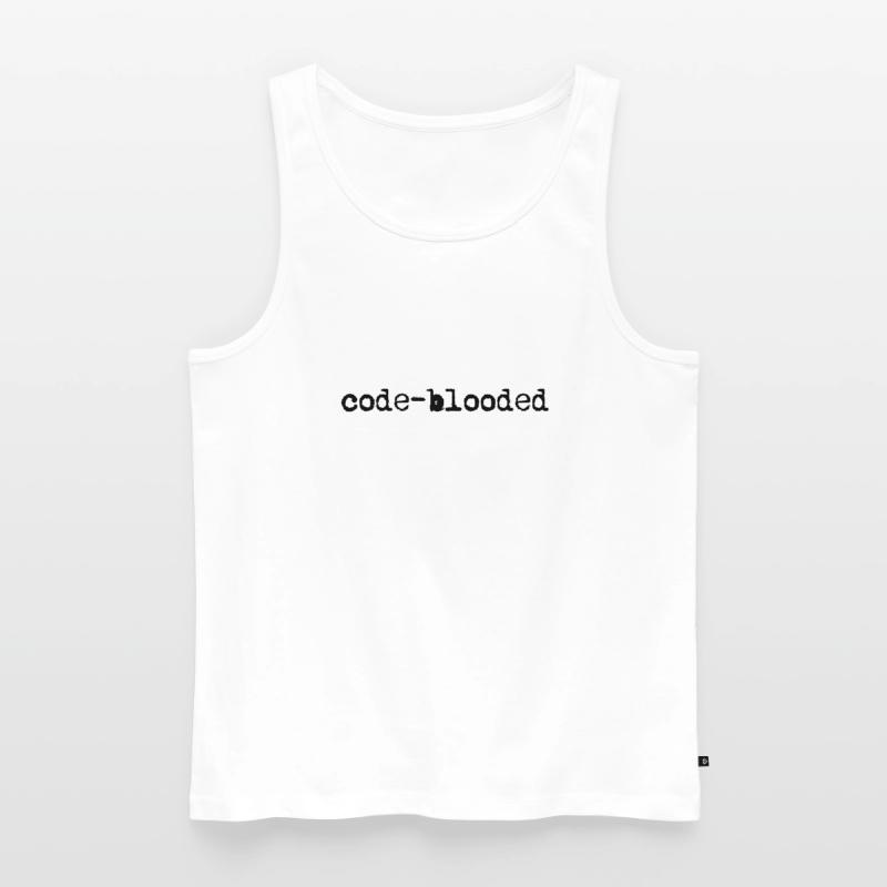 Lustige Code-Blut-Programmier-Codierung - Data Web Männer Premium Bio Tank Top