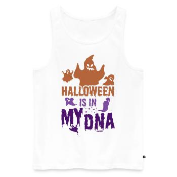 Halloween is in my DNA - Men's Premium Organic Tank Top - white - Front - Michal (187cm)