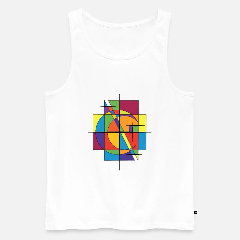 Fantasy Design - Männer Premium Bio Tank Top - Weiß