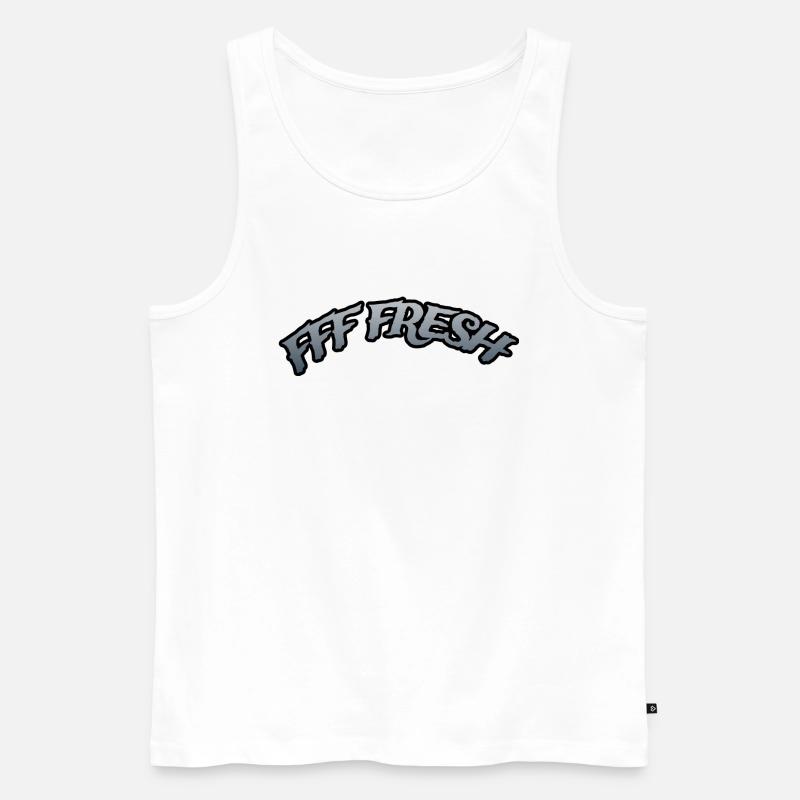 FFF FRESH - Männer Premium Bio Tank Top - Weiß