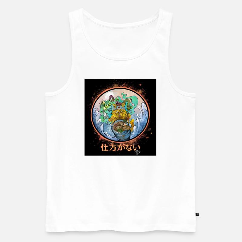 Catfish - Männer Premium Bio Tank Top - Weiß