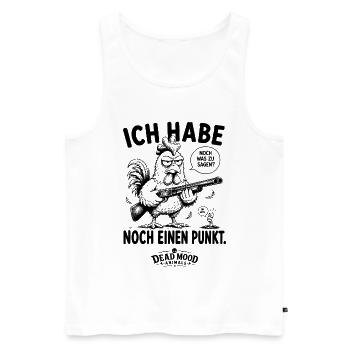 Lustiger Meeting Spruch | Business Büro Humor - Männer Premium Bio Tank Top - Weiß - Vorne - Michal (187cm)