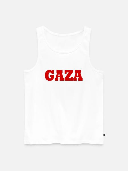 Gaza - Débardeur bio Premium Homme - blanc