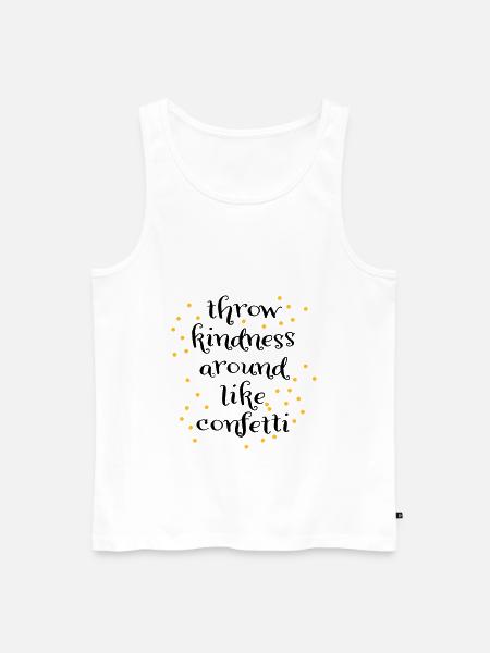 Liebe - Men's Premium Organic Tank Top - white