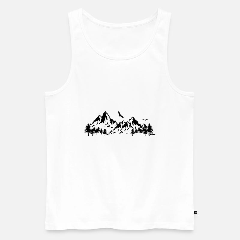 blockedTitle - Männer Premium Bio Tank Top - Weiß