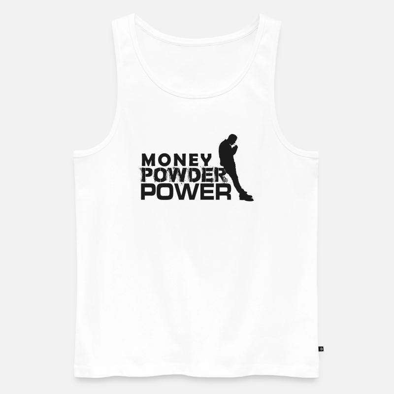 MPP schwarz - Männer Premium Bio Tank Top - Weiß