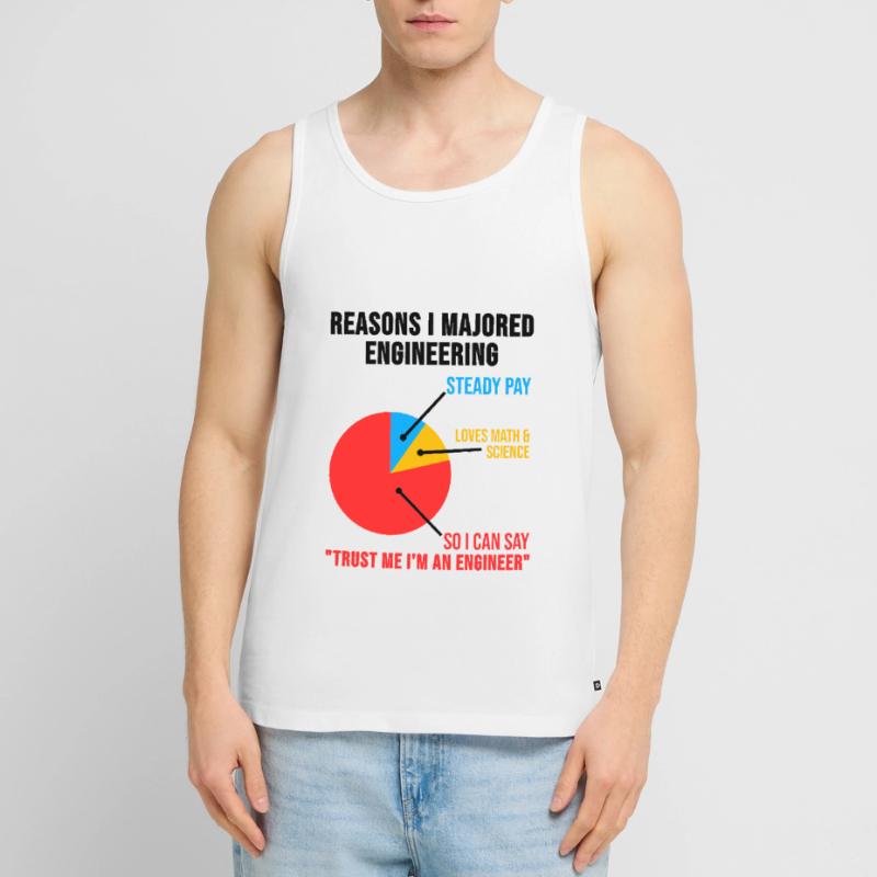 Engineer TShirt technician engineering gift Men's Premium Organic Tank Top
