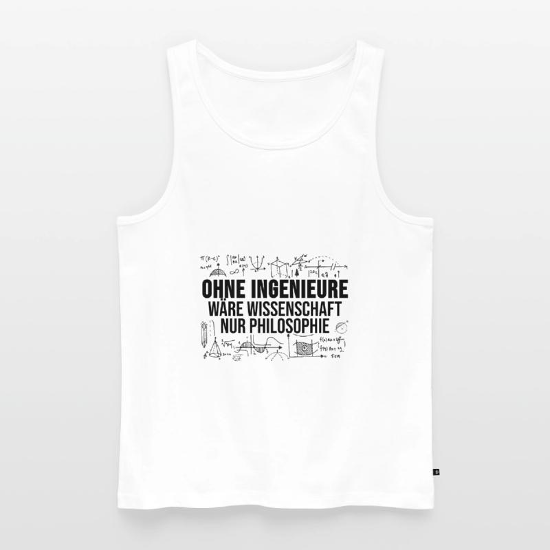 Engineer TShirt technician engineering gift Men's Premium Organic Tank Top