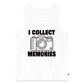 Photograph Photography Photographer Camera Picture - Men's Premium Organic Tank Top - white - Front - Michal (187cm)