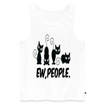 Cats Kitten Cat Mom Cat Dad Cat Cat Cat - Men's Premium Organic Tank Top - white - Front - Michal (187cm)