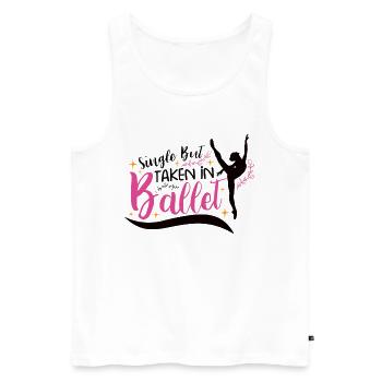 Ballet Ballerina Dance Dancer Dancing Ballet Gift - Männer Premium Bio Tank Top - Weiß - Vorne - Michal (187cm)