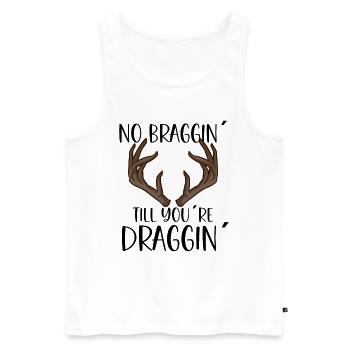 Deer Hunting Hunting Season Buck Hunting - Men's Premium Organic Tank Top - white - Front - AI Model Male 178 light (178cm)