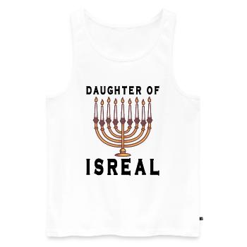 Israelite Jew Israelite Heritage Jewish Israel Jew - Men's Premium Organic Tank Top - white - Front - AI Model Male 178 light (178cm)