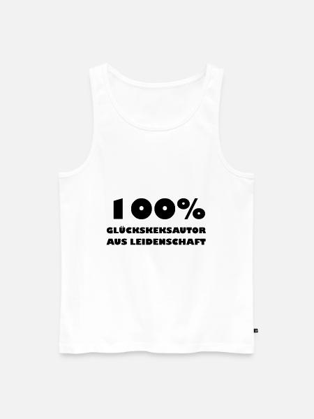 Fortune Cookie Passion - Men's Premium Organic Tank Top - white
