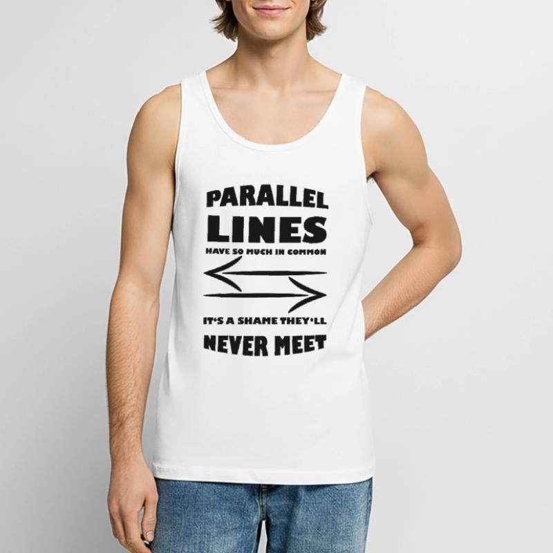 Math Math Math Teacher Mathematician Men's Premium Organic Tank Top