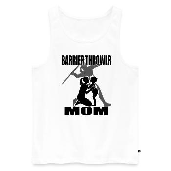 Athletics Athletics Games - Men's Premium Organic Tank Top - white - Front - Michal (187cm)