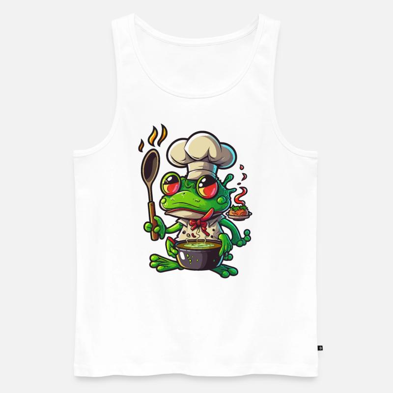 Einen Sprung kochen - Männer Premium Bio Tank Top - Weiß