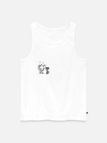 OIGNON - Débardeur bio Premium Homme - blanc