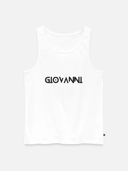 Giovanni - Männer Premium Bio Tank Top - Weiß