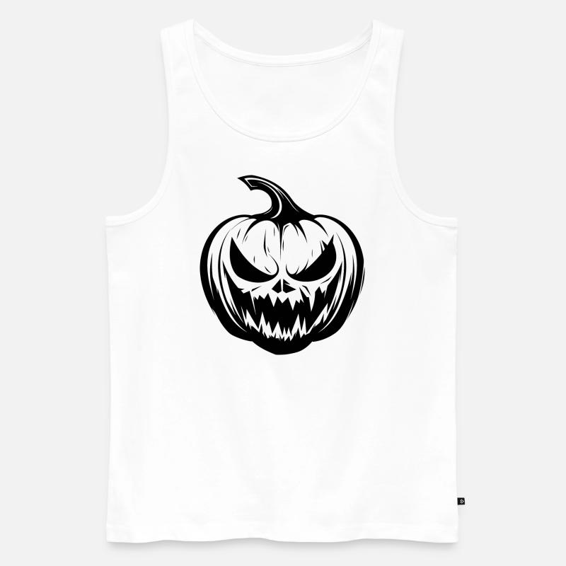 Pumpkin Bro - Männer Premium Bio Tank Top - Weiß