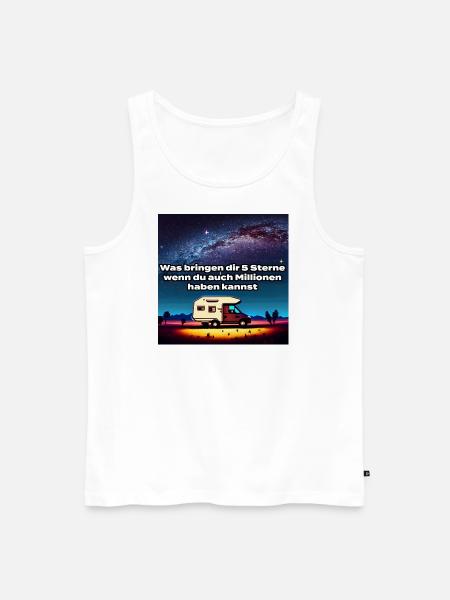 Camper Life - Männer Premium Bio Tank Top - Weiß