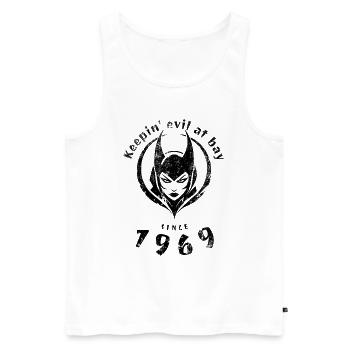 55. Geburtstag Keepin evil at bay since 1969 - Men's Premium Organic Tank Top - white - Front - Michal (187cm)