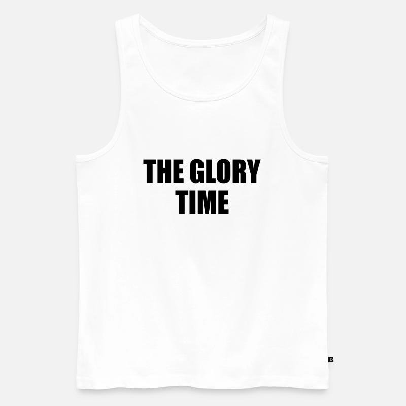 The glory time - Männer Premium Bio Tank Top - Weiß