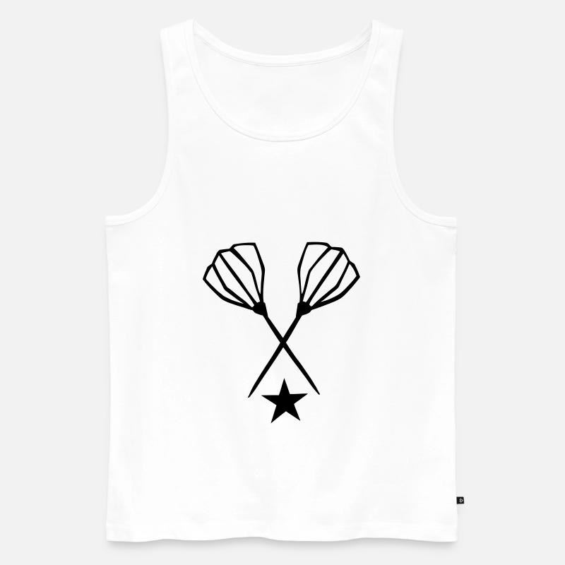 Schneebesen, Koch, Küche - Männer Premium Bio Tank Top - Weiß
