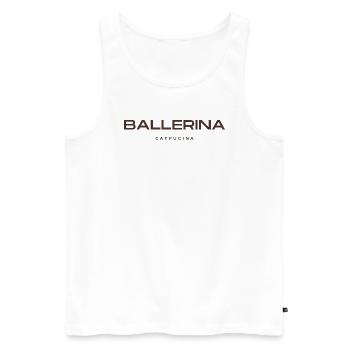 Ballerine Cappucina - Débardeur bio Premium Homme - blanc - Devant - AI Model Male 178 light (178cm)