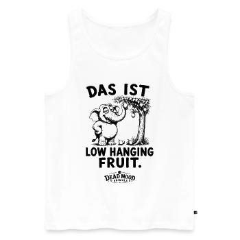 Business Buzzword Humor | Sarkasmus Geschenk Büro - Männer Premium Bio Tank Top - Weiß - Vorne - Michal (187cm)
