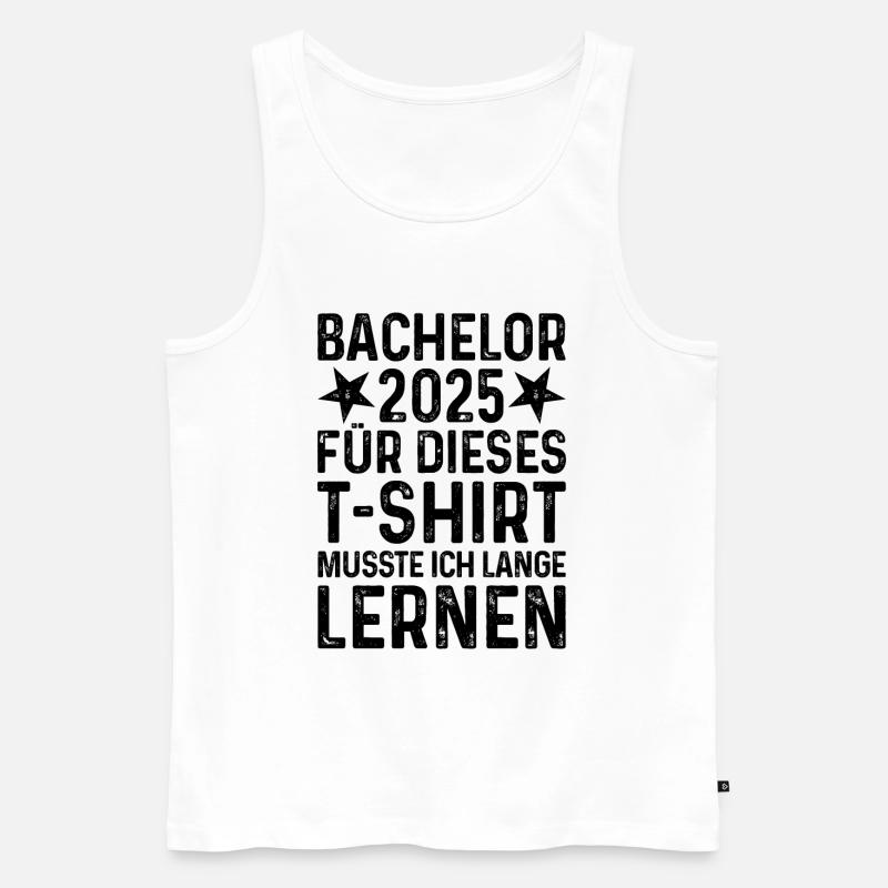 Bachelor 2025 - Männer Premium Bio Tank Top - Weiß