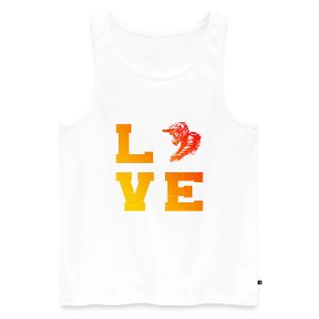 Cyclists Cycling Mountain bikers Cycling - Men's Premium Organic Tank Top - white - Front - Michal (187cm)